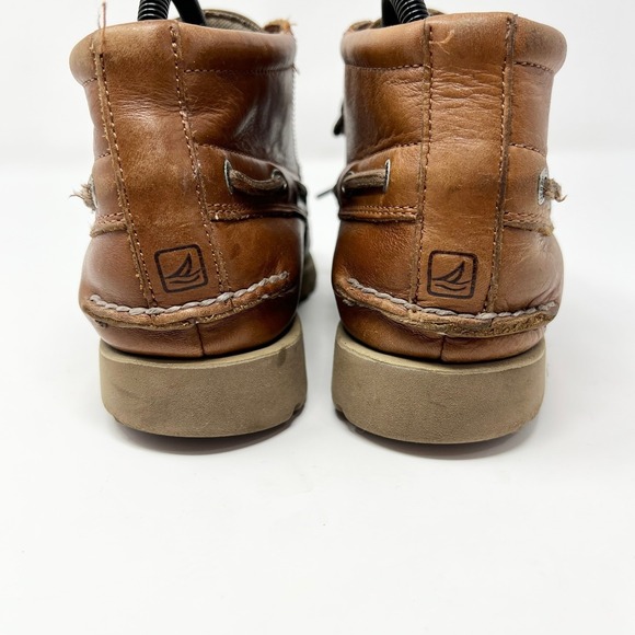 Sperry Top-Sider Tan Leather Moc Toe Chukka Ankle Boots Men\'s‎ 8.5 M Boat Shoes main image 8